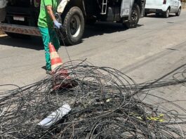Cemig remove 3,6 toneladas de cabos de telecom irregulares em Minas Gerais e reforça segurança na rede elétrica