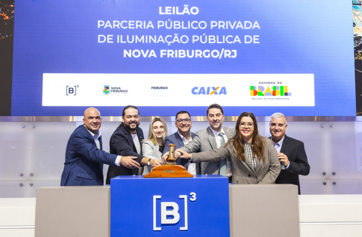 Com deságio de 45%, Consórcio Tradetek vence leilão de PPP de iluminação pública de Nova Friburgo na B3