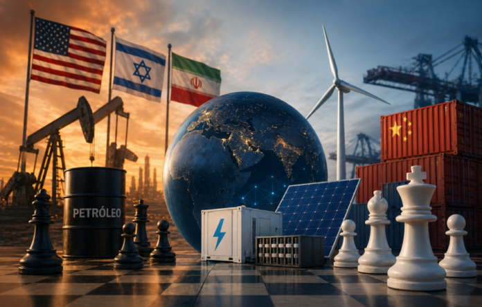 Guerra no Oriente Médio redefine disputa energética global e fortalece cadeias da transição energética