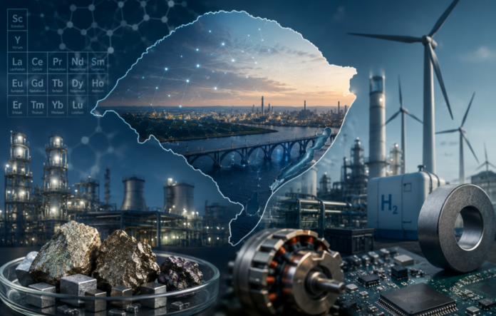 Rio Grande do Sul mira cadeia de alto valor das terras raras e tenta se posicionar na transição energética global Rio Grande do Sul mira cadeia de alto valor das terras raras e tenta se posicionar na transição energética global